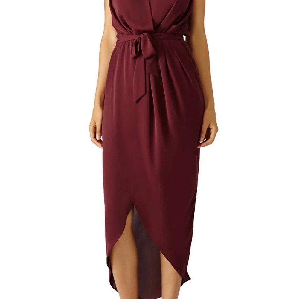 Amanda Uprichard Porter dress- burgundy